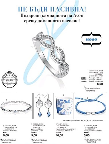 AVON сини продукти